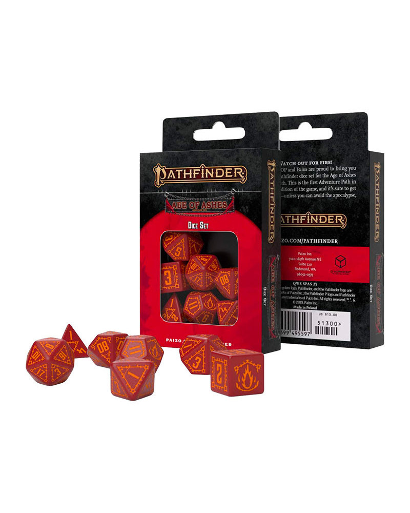 Pathfinder Set de Dados Age of Ashes