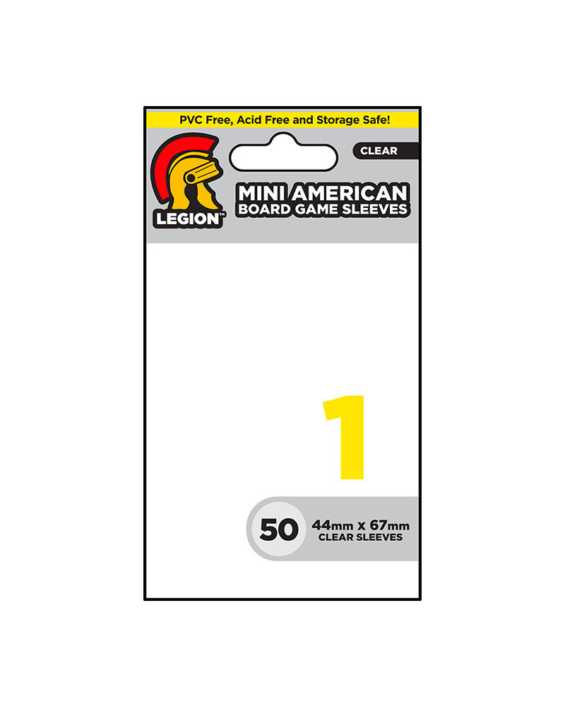 Mini American Board Game Sleeves No. 1 (44 x 67 mm)
