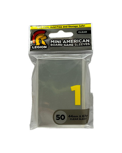 Mini American Board Game Sleeves No. 1 (44 x 67 mm)