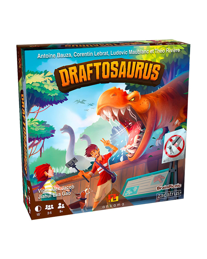 Draftosaurus | Juego familiar de dinosaurios en Nalua