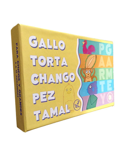 Gallo, Torta, Chango, Pez, Tamal