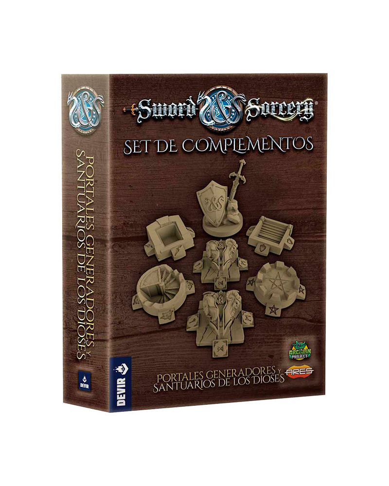 Sword & Sorcery: Crónicas Antiguas - Portales Generadores y Santuarios de los Dioses (Set de Complementos)