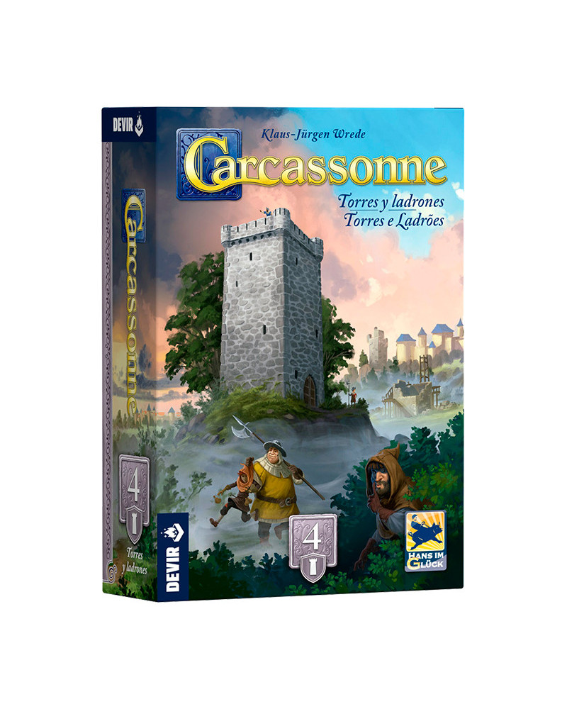 Carcassonne Torres y Ladrones | Expansión 4 | Nalua