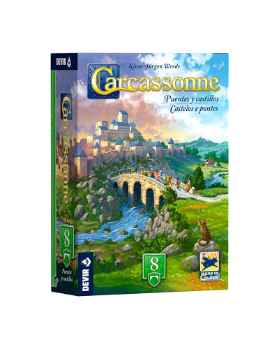 Carcassonne Puentes y Castillos | Expansión 8 | Nalua