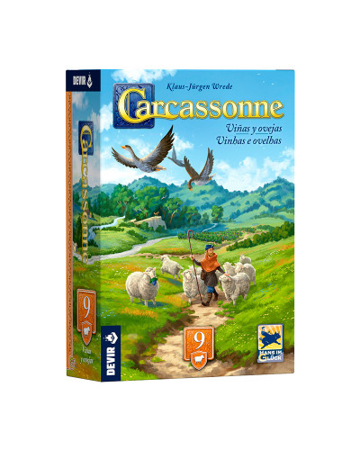 Carcassonne Viñas y Ovejas | Expansión 9 | Nalua Juegos