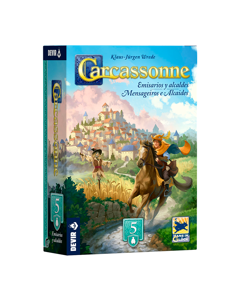 Carcassonne Emisarios y Alcaldes | Expansión 5 | Nalua